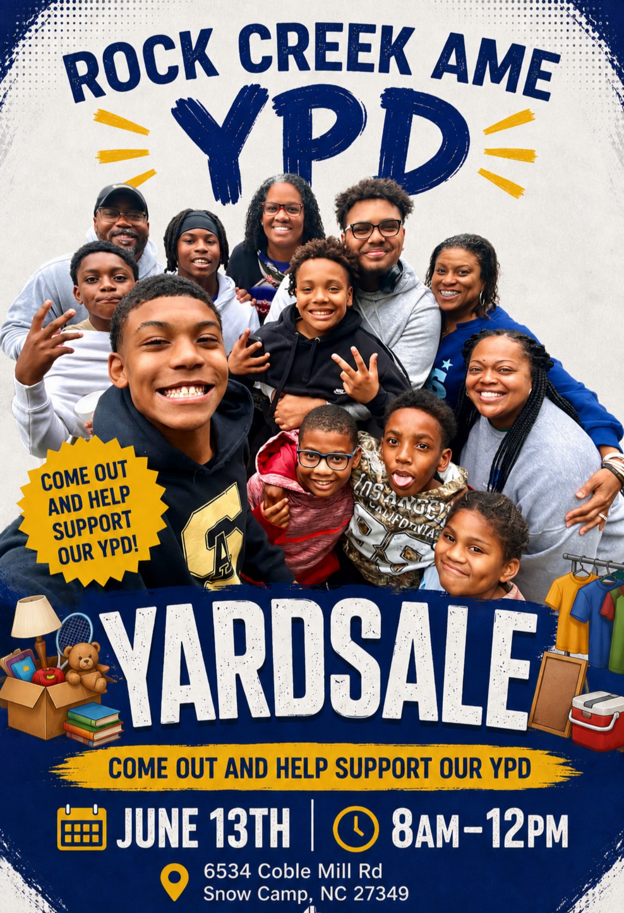 YPD Yard Sale Flyer