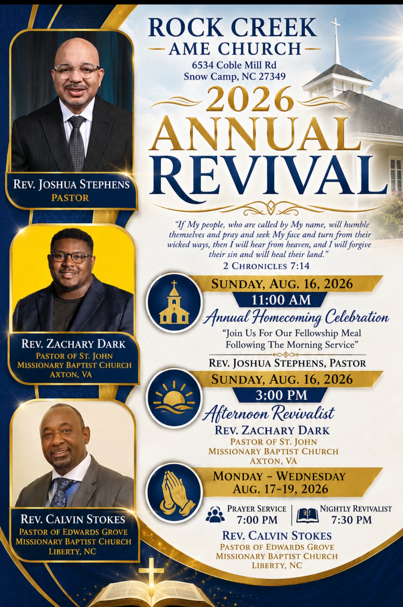 2026 Annual Revival Flyer